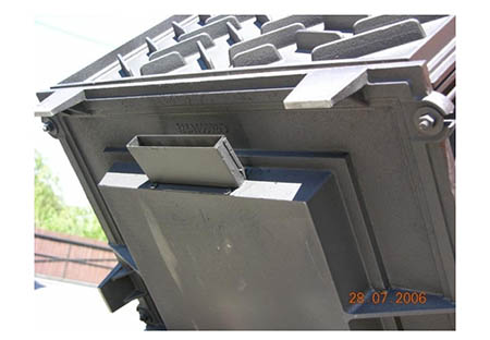 Přívod externího vzduchu pro krbové vložky KRATKI