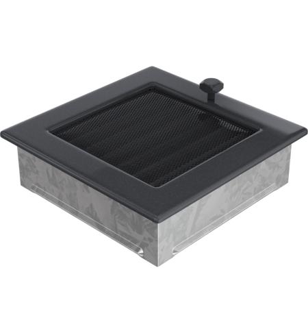 KRATKI mřížka 17x17 cm grafitová se žaluzií