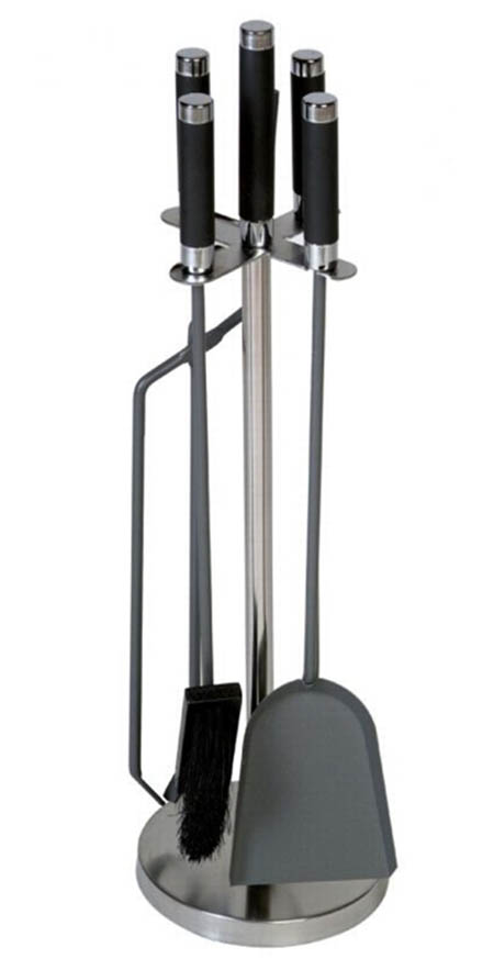 Krbové nářadí LIENBACHER 21.02.743.2 4 dílné, barva nerez, rukojeti černé