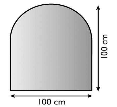 Sklo pod kamna Lienbacher,21.02.881.2/100x100cm,8mm