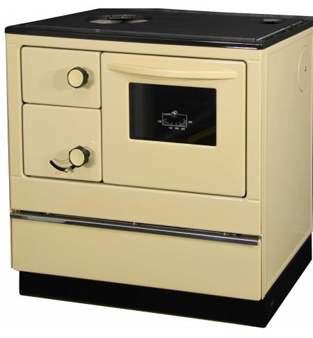 Sporák na tuhá paliva Thorma OKONOM 85 FIKO De Luxe pravý krémový