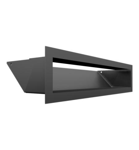 Krbová mřížka LUFT 9x40 cm grafitová