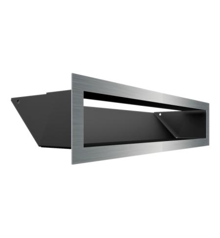 Krbová mřížka LUFT 9x40 cm nerezová