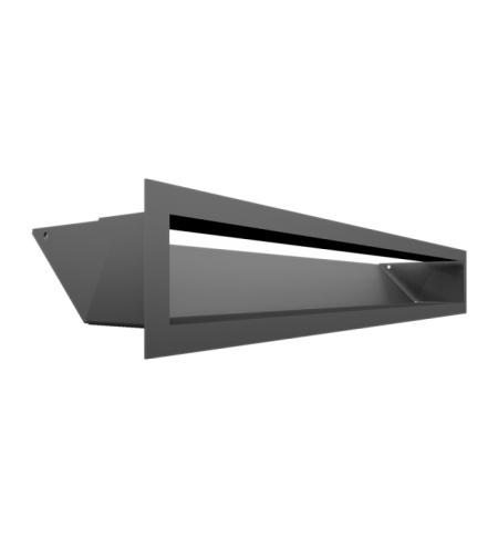 Krbová mřížka LUFT 9x60 cm grafitová