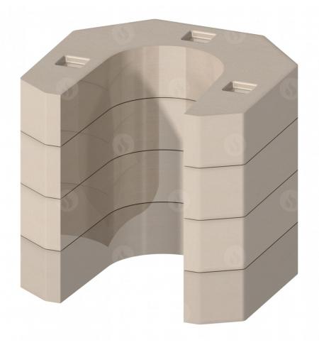 Akumulační sada pro krbová kamna Romotop