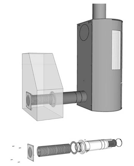Set k napojení externího přívodu vzduchu
