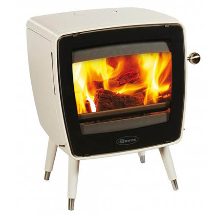 Litinová krbová kamna DOVRE Vintage 35/E8 smalt