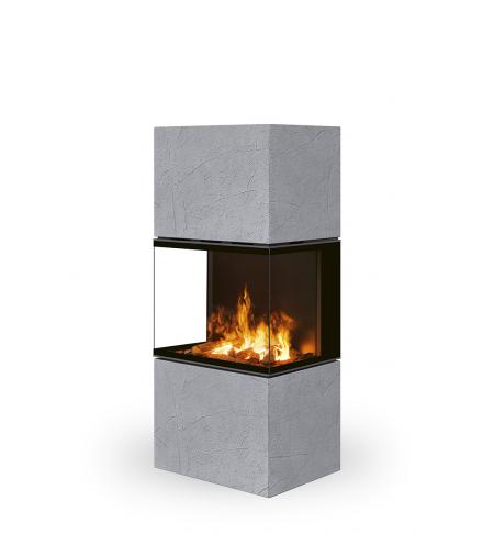 Elektrický designový krb e–LERA C Thermaline světlý