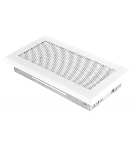 Krbová mřížka 10x20cm bílá