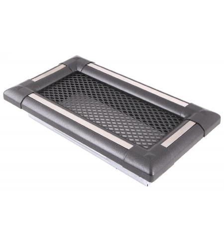 Krbová mřížka 10x20cm EXCLUSIVE grafit / inox