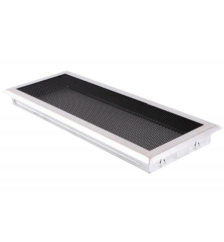 Krbová mřížka 16x45cm broušený chrom