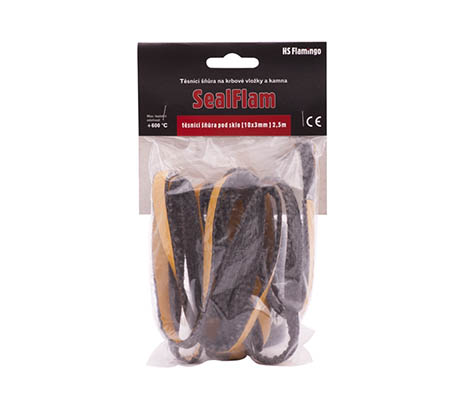 Těsnící šňůra pod sklo 10x3, 2,5m