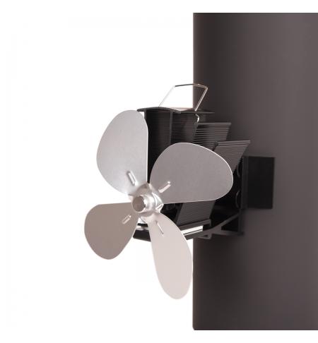 Ventilátor na kouřovod FLAMINGO čtyřlopatkový magnetický, stříbrný