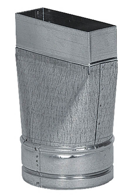 Redukce rovná, kanál - flex 125mm