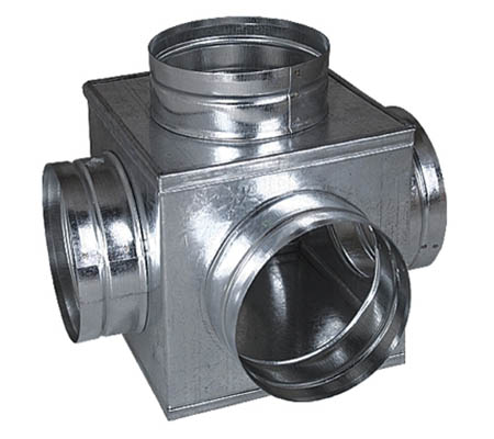 Rozbočovací skříňka 5x125mm (krychle), pozink