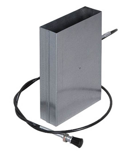 Ovládaná klapka – kanál 150 x 50 mm