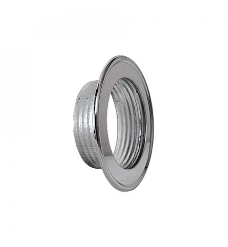 Růžice k hliníkovému potrubí 100mm chrom