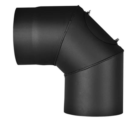 Koleno 90° pevné s čistícím otvorem průměr 200 mm