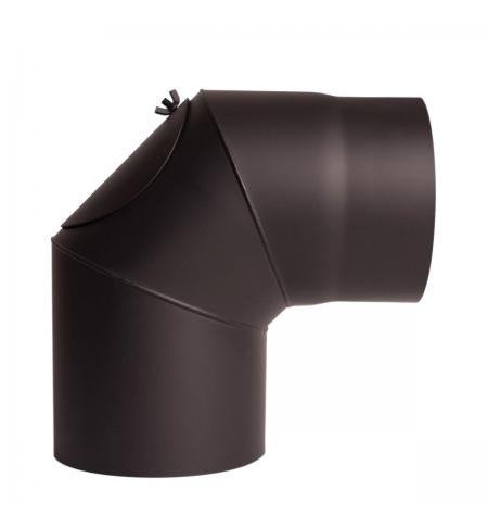 Koleno 90*/160mm/1,5mm s čistícím otvorem