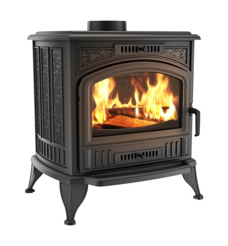 Litinová krbová kamna KRATKI Koza K6 černá