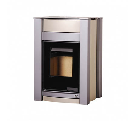 Krbová kamna HS Flamingo AQUAFLAM VARIO  KALMAR 11/5kW olivová