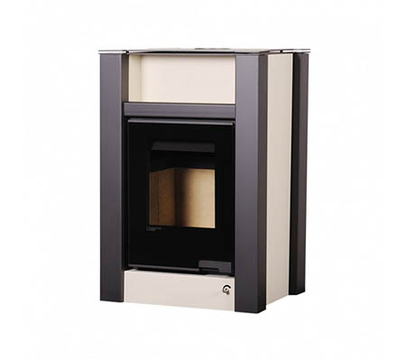 Krbová kamna HS Flamingo AQUAFLAM VARIO  LEND 11/5kW krémová