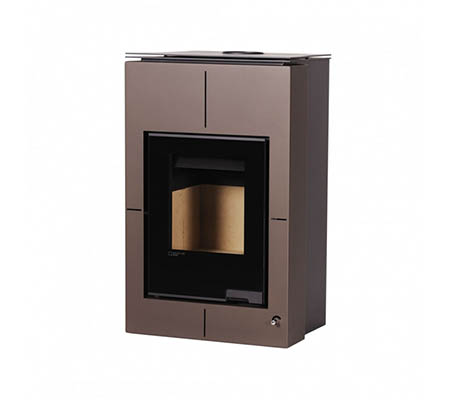 Krbová kamna HS Flamingo AQUAFLAM VARIO  SAPORO 11/5kW hnědá - sametová