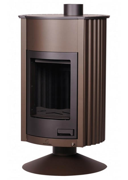 Krbová kamna HS Flamingo MASTERFLAMME  Grande II, hnědá - sametová