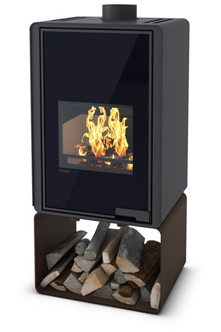 Krbová kamna HS Flamingo DELUXE  PENTAI, hnědá - sametová