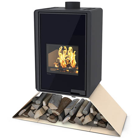 Krbová kamna HS Flamingo DELUXE  SENAI, krémová