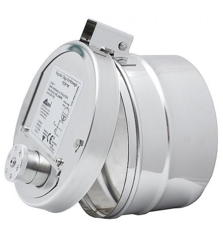 Regulátor komínového tahu kruhový-umístění do kouřovodu průměr 150 mm