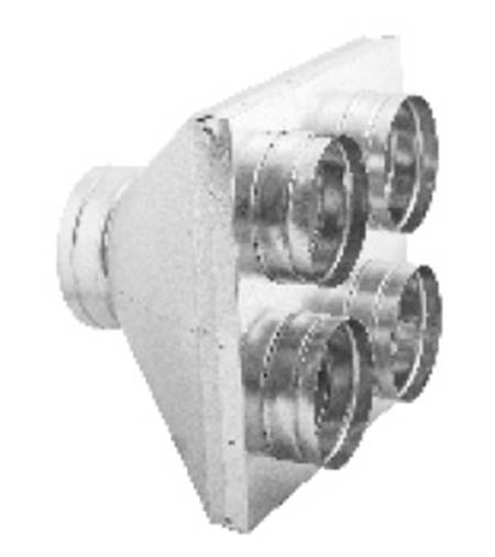 Skříňka rozvodu vzduchu 150/4 x 125 mm