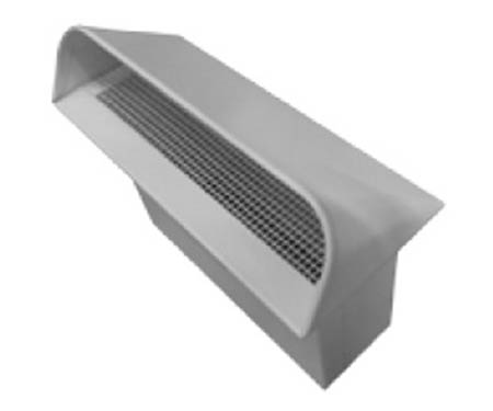 Mřížka pro přívod externího vzduchu – kanál bílá