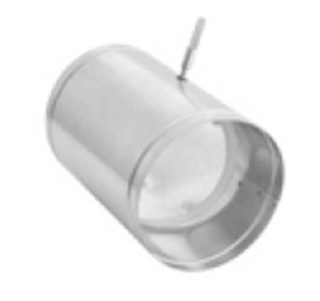 Ovládaná klapka se silikonovým těsněním zakončená čtyřhranem průměr 200 mm