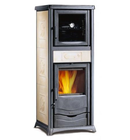 Teplovodní krbová kamna NORDICA TERMOROSSELLA PLUS FORNO D.S.A. 4.0 Liberty Pergamena