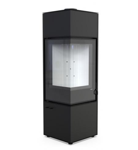 DEFRO HOME Krbová kamna QUADROOM LONG – černá