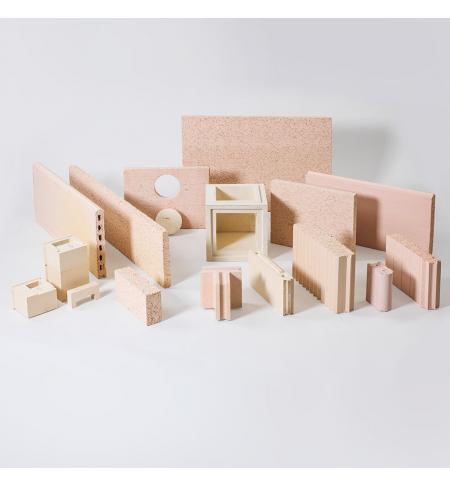 RATH Kamnářský šamot tažený 250 × 124 × 64 mm EASYSPLIT N2