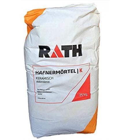 RATH Ostřená hlína Hafnermörtel K 0-1 mm, 25 kg