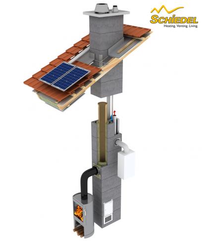 SCHIEDEL KOMBIGAS 8/18 cm  – komín pro pevná paliva a kondenzační techniku