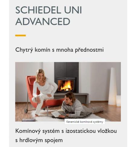 Schiedel UNI ADVANCED DN180, výška 9 m