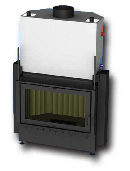 Teplovodní krbová vložka Kretz B104 - V15