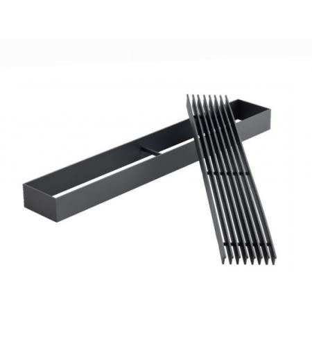 Ventilační mřížka LINES 650 x 100 mm černá