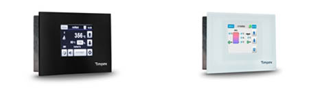 Regulátor hoření Reg300 displej sklo černá