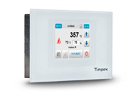 Regulátor hoření Reg300 displej plexisklo bílá