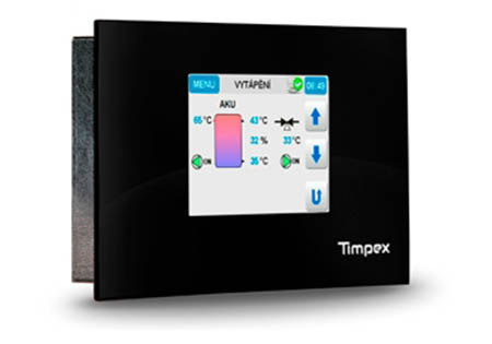Regulátor hoření Reg300 displej plexisklo černá