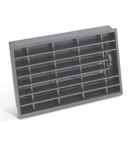 STYLE záklopový rošt s rámem 325 x 195 mm černá