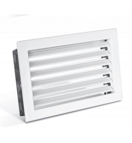 Ventilační mřížka STYLE 200 x 145 s pevnou žaluzií bílá