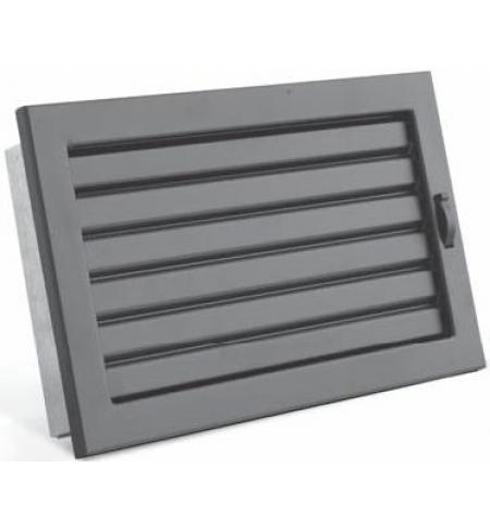 Ventilační mřížka STYLE 200 x 145 s pohyblivou žaluzií černá