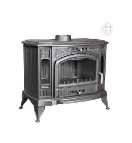 Litinová krbová kamna KRATKI KOZA K9 TF s ventilátorem