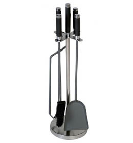 Krbové nářadí LIENBACHER 21.02.743.2 4 dílné, barva nerez, rukojeti černé